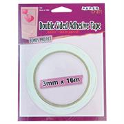 Double Sided Adhesive Tape, 3mm x 16m